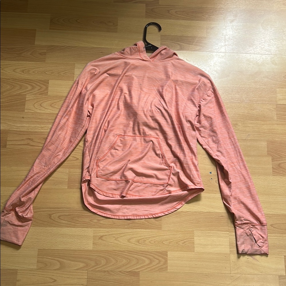 All in Motion Coral Hoodie
